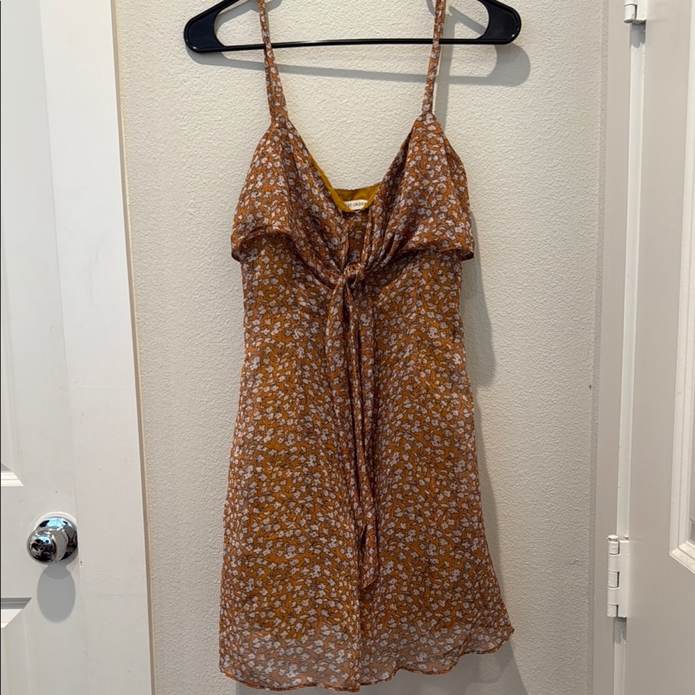 Floral Brown Dress